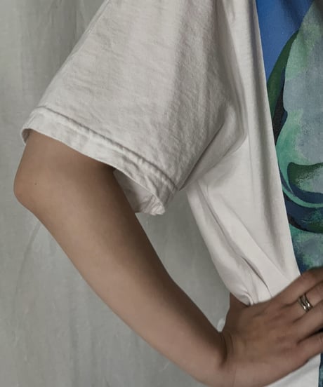 【USED】S/S T-shirt Flower②/210604-026