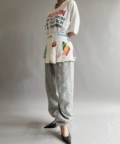 【RE;CIRCLE】RE Eco-Friendly Bag Pleats Mini Skirt/ 240905-008