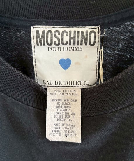 【USED】 Made in USA MOSCHINO Graphic T-Shirt / 260627-026