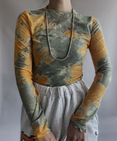 【USED】 L/S Mesh Top / 230408-018