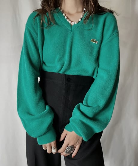 【USED】   LACOSTE Knit Top⑧/211126-024