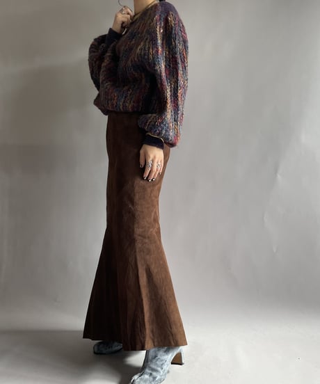 【USED】 Yuppie Leather Long Skirt / 221217-016