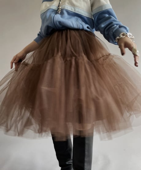 【USED 】Sheer Mini Skirt/ 240330-030