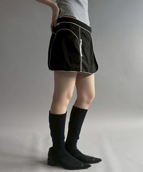 【USED】 Piping Mini Skirt /260613-026