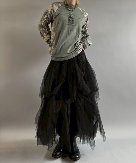 【USED】 Tiered Tulle Skirt / 251101-024