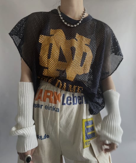 【USED】 NOTRE DAME Mesh Tank Top / 230430-001