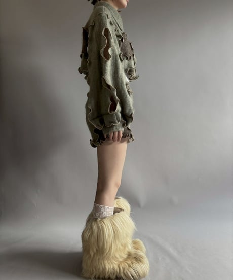 【RE;CIRCLE】 RE Mellow Mohair Knit Set up/ 251127-001