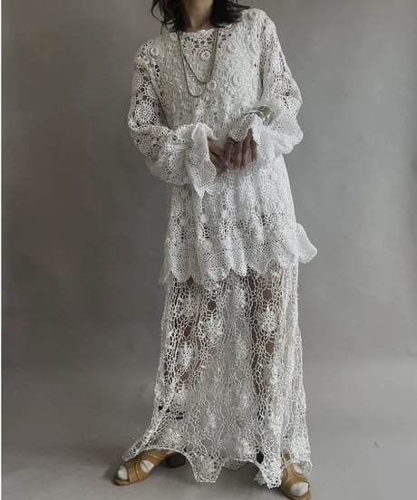 【RE;CIRCLE】 RE Crochet Lace One-piece / 230504-003
