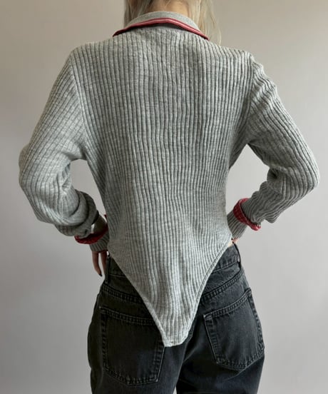 【RE;CIRCLE】 RE Rib Knit Leotard Top / 260416-010