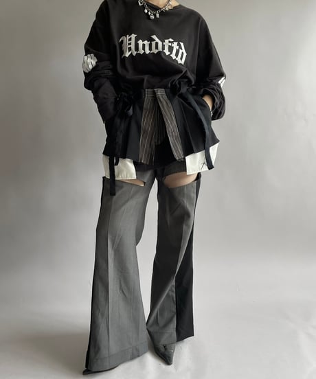 【RE;CIRCLE】 Re Suit Slit Pants/ 241003-007