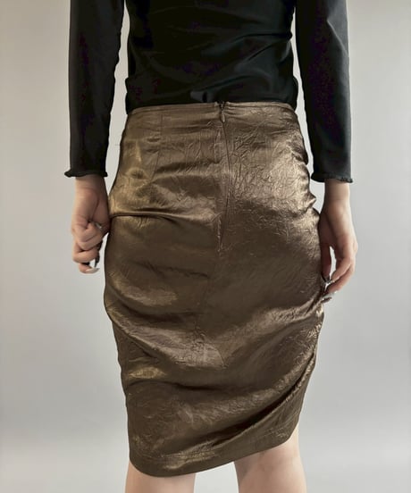 【USED】 Drawstring Design Skirt / 251101-019