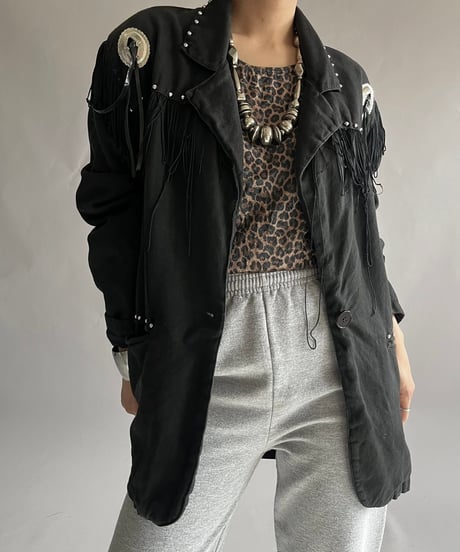 【USED】  Fringe Jacket /241214-002