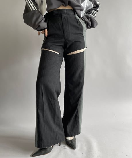 【RE;CIRCLE】 Re Suit Slit Pants/ 241003-020