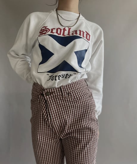 【USED】 Hanes Sweat Shirt 'Scotland Forever' / 230102-003