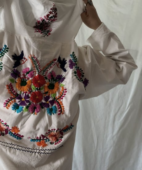 【RE;CIRCLE】RE Embroidery Ethnic Mexican Parker ④/210617-022