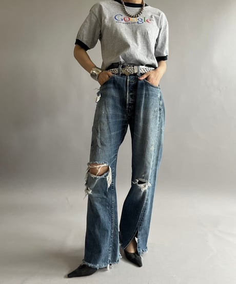【USED】  Anvil Google Ringer T-Shirt /240824-013