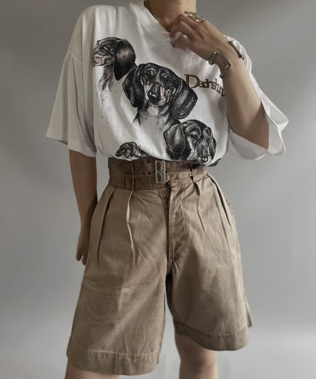 【USED】  Made in USA S/S Dachshund T-Shirt / 230729-001