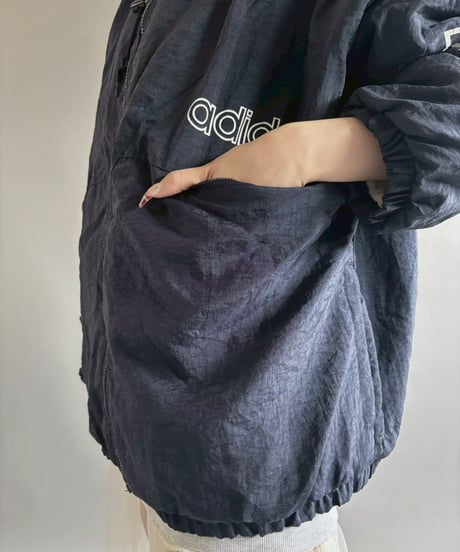 【USED】 80's adidas Padded Nylon Jacket / 251115-007