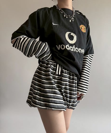 【RE;CIRCLE】 RE Border Balloon Skirt Mini  /  250403-003