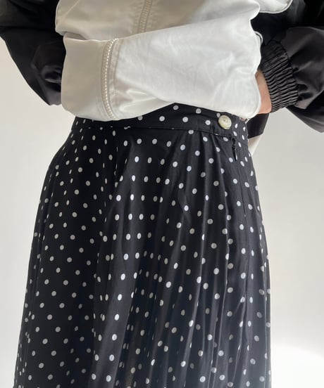 【USED】 Dot Pattern Skirt /250208-022