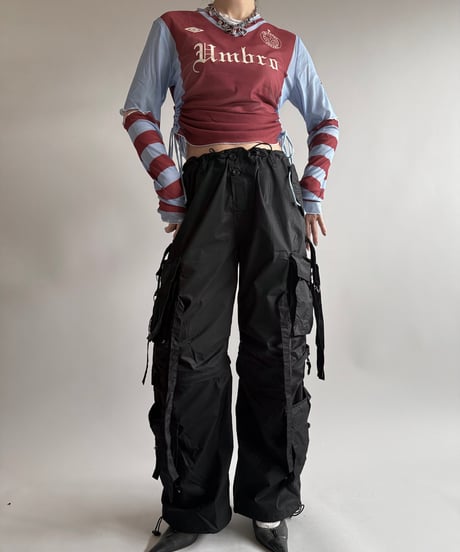 【NEW】Chinatsu Aoyama × UMBRO Tule Tee Burgundy  /  250315-002