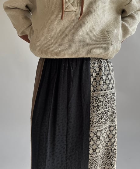 【USED】 Made in USA Pattern Long Skirt /250118-007