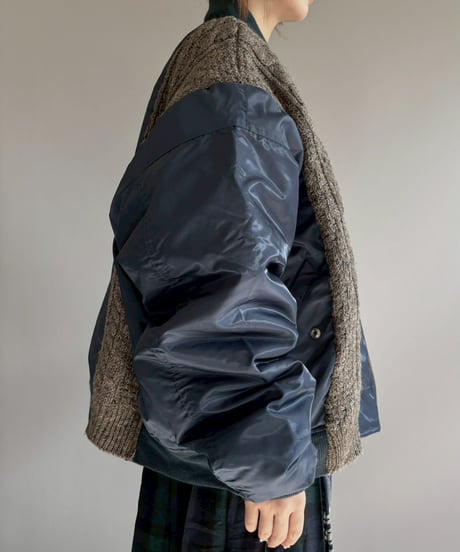 【RE;CIRCLE】 RE MA1 × Alan Knit Jacket / 251204-003