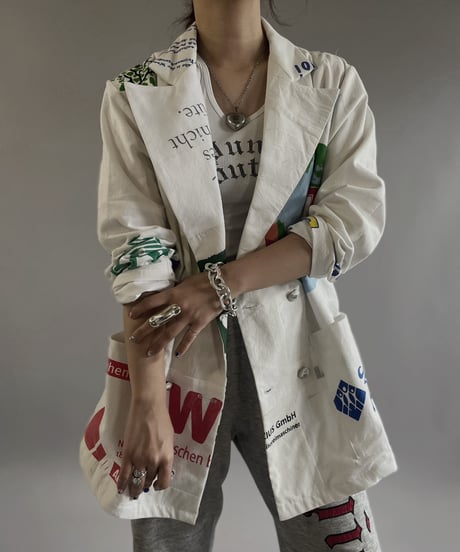 【RE;CIRCLE】RE Eco-Fri0endly Bag Double Jacket / 240418-018
