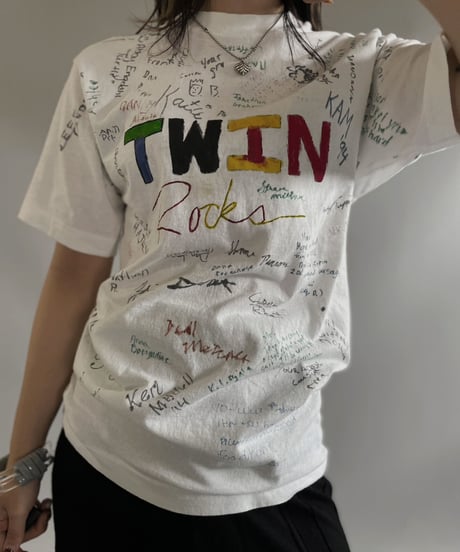 【USED】 S/S Message T-Shirt / 230817-010