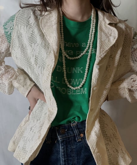 【USED】 L/S Lace Shirt /210303-018