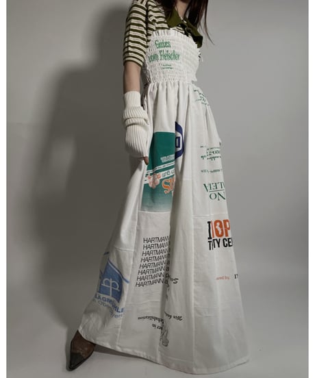 【RE;CIRCLE】 RE Eco Bag Camisole One-piece② /220407-002