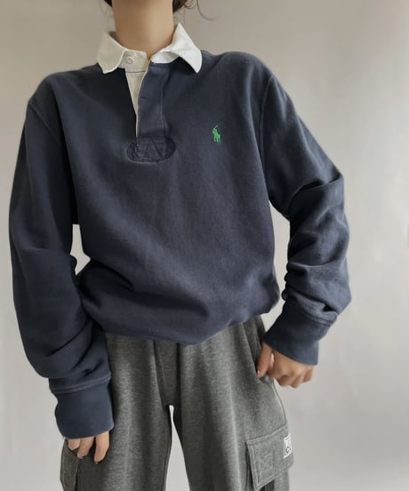 【USED】 Polo By Ralph Lauren Rugby Shirt / 220910-006