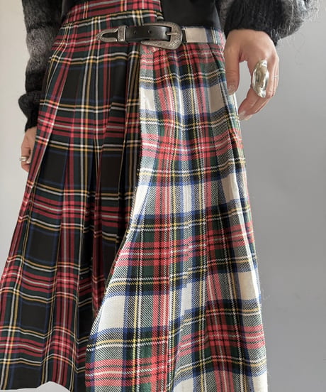 【RE;CIRCLE】 RE Kilt Long Skirt / 250102-017