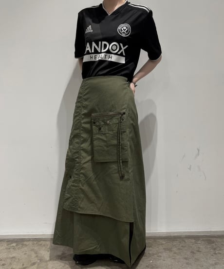 【RE;CIRCLE】 RE ARMY Flap Skirt/ 250703-003