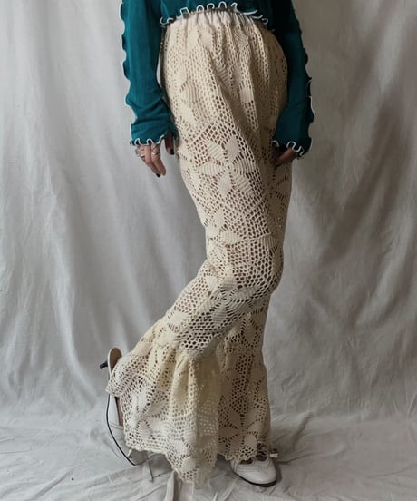 【RE;CIRCLE】 RE Crochet Pants②/210512-014