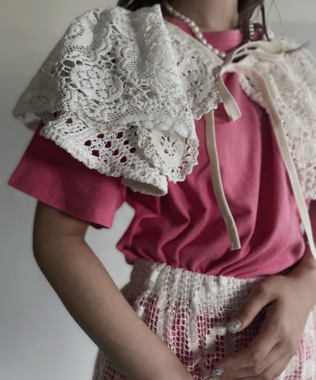 【RE;CIRCLE】 RE Crochet Lace Detachable Collar / 221112-031