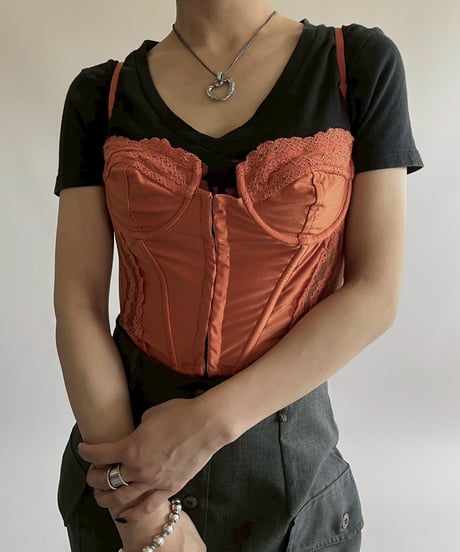 【USED】 Lace Pattern Camisole Top   /250426-017
