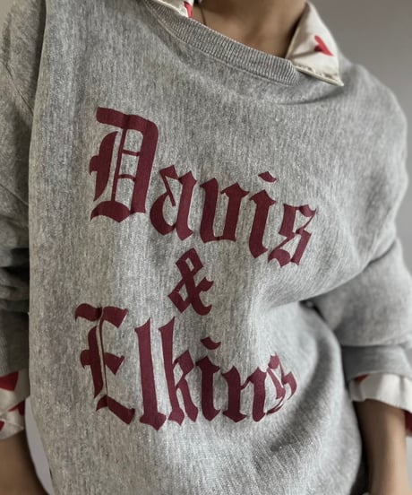 【USED】 Made in USA MVP Davis & Elkins L/S Sweat Top /241109-015