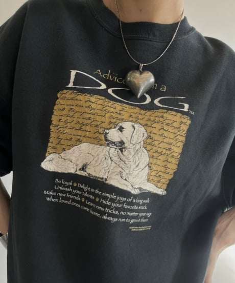 【USED】 JERSEES 90's Dog Sweat Top /241019-024