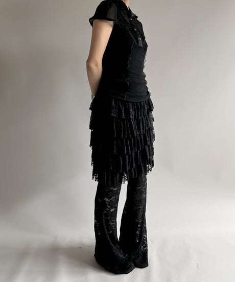 【USED】 Sheer Design Top / 250726-021
