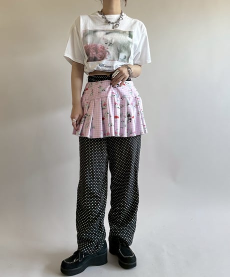 【USED】 Dead Stock ADRIANAHOTCOU TURE Design Mini Skirt /250510-042