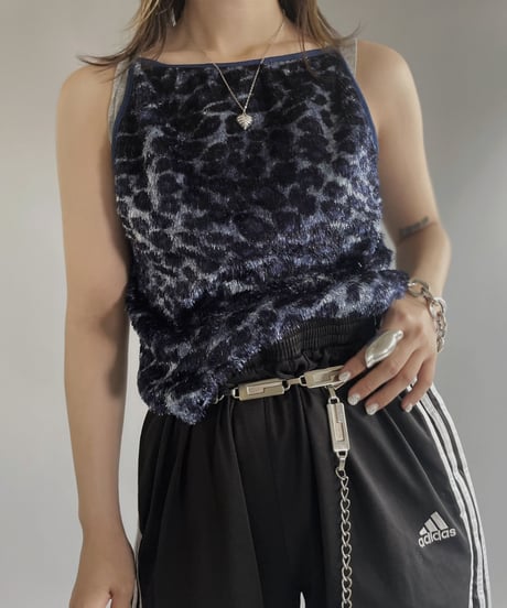 【USED】  Leopard Pattern Camisole top / 230624-020