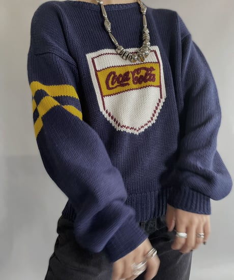 【USED】   Coca-Cola Knit Sweater / 221203-004
