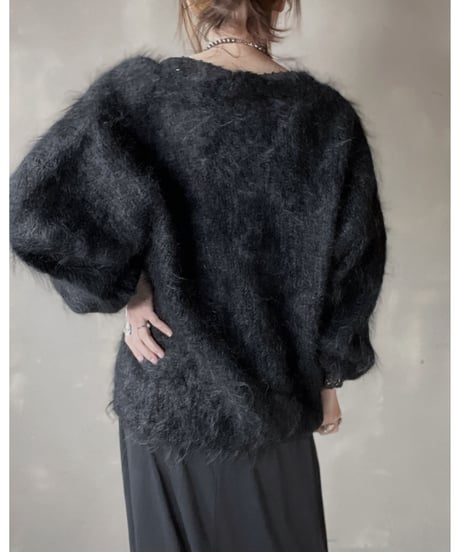 【USED】　Mohair Knit Cardigan/ 220220-024