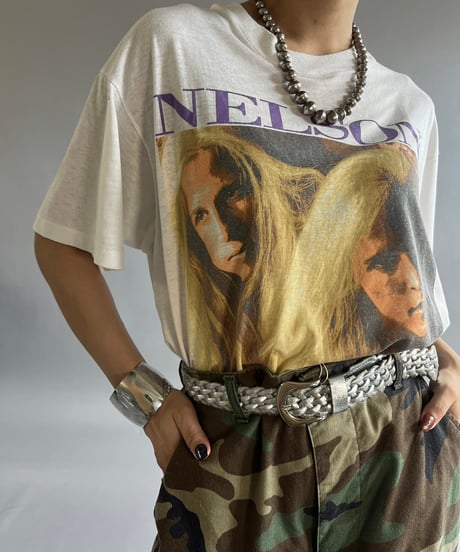 【USED】 Made in USA Anvil 80's NELSON T-Shirt /240824-031