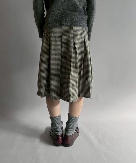 【USED】 Houndstooth Skirt / 251122-022