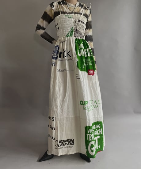 【RE;CIRCLE】RE Eco-Friendly Bag Shirring One-piece / 230327-019