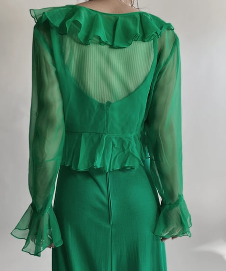 【USED】 Poly Camisole One-piece  Set up ③ / 230715-018