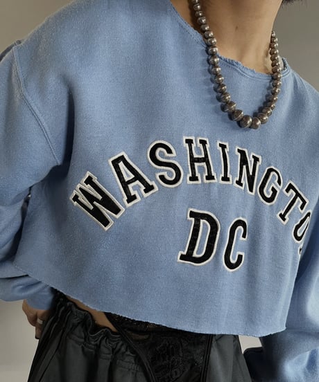 【USED】 CUT OFF L/S Sweat Top /240210-013