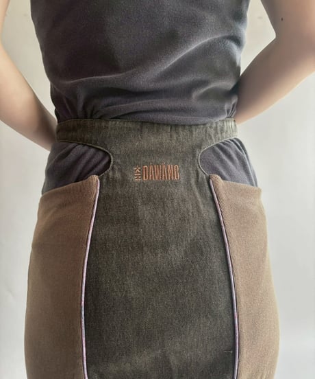 【USED】 DAWANG Design Long Skirt/251004-005